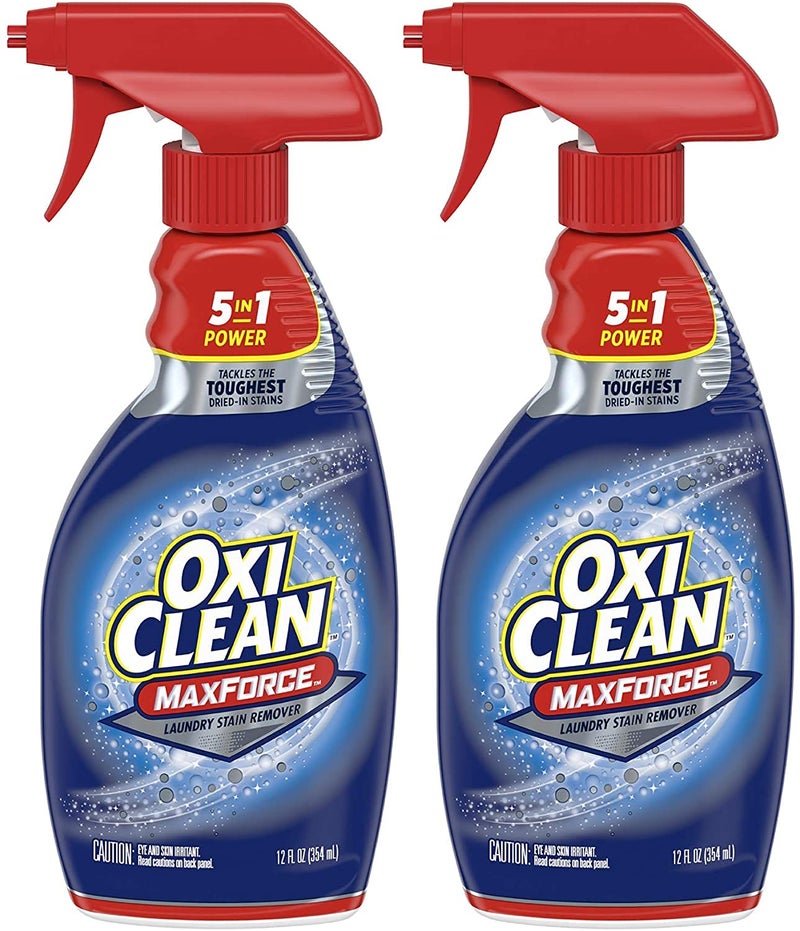 OxiClean Max Force 5 in 1 Power Laundry Stain Remover Spray, 12 oz - 2 PK - Image 1